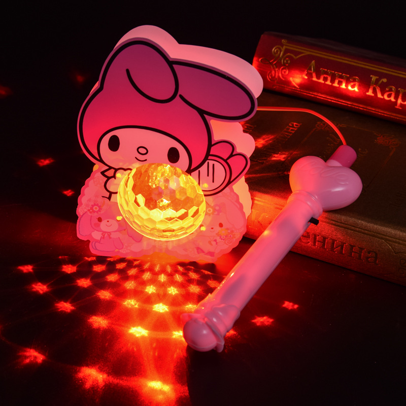 Festival del Medio Otoño Dibujos animados Música portátil luminosa Linternas Mercado nocturno Puesto de juguetes para niños Cantar Proyección Linternas al por mayor