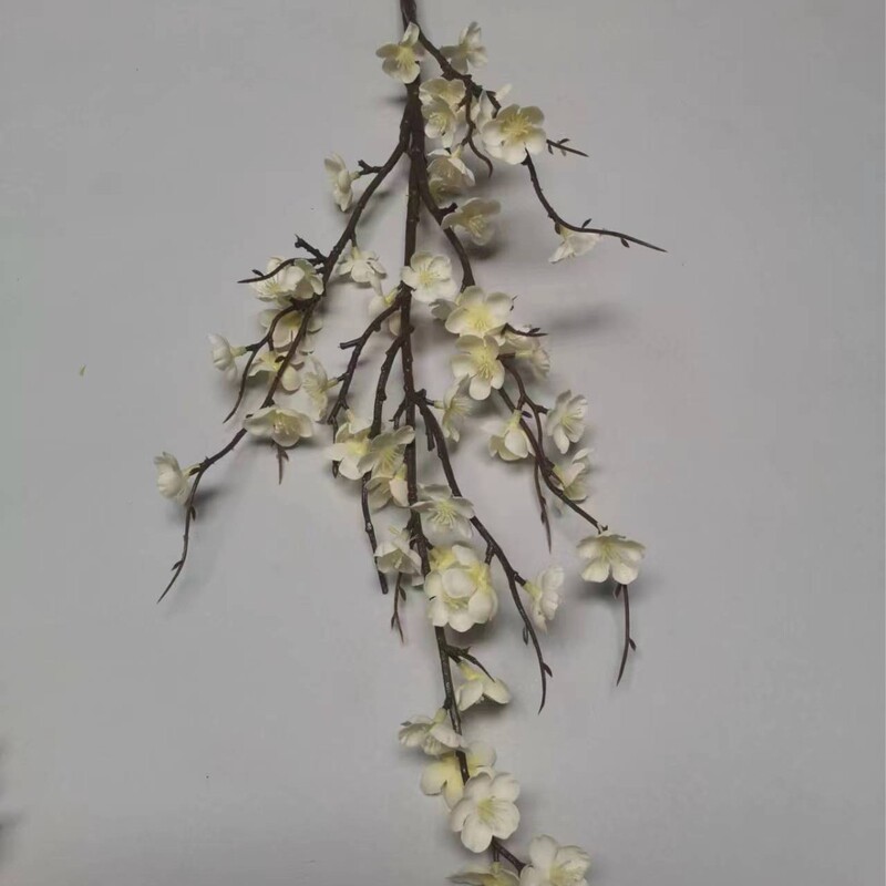 梅の花のシミュレーション花の小売単一の家庭の結婚祝いの装飾の道具の結婚式は造花のドライフラワーを配置します。|undefined