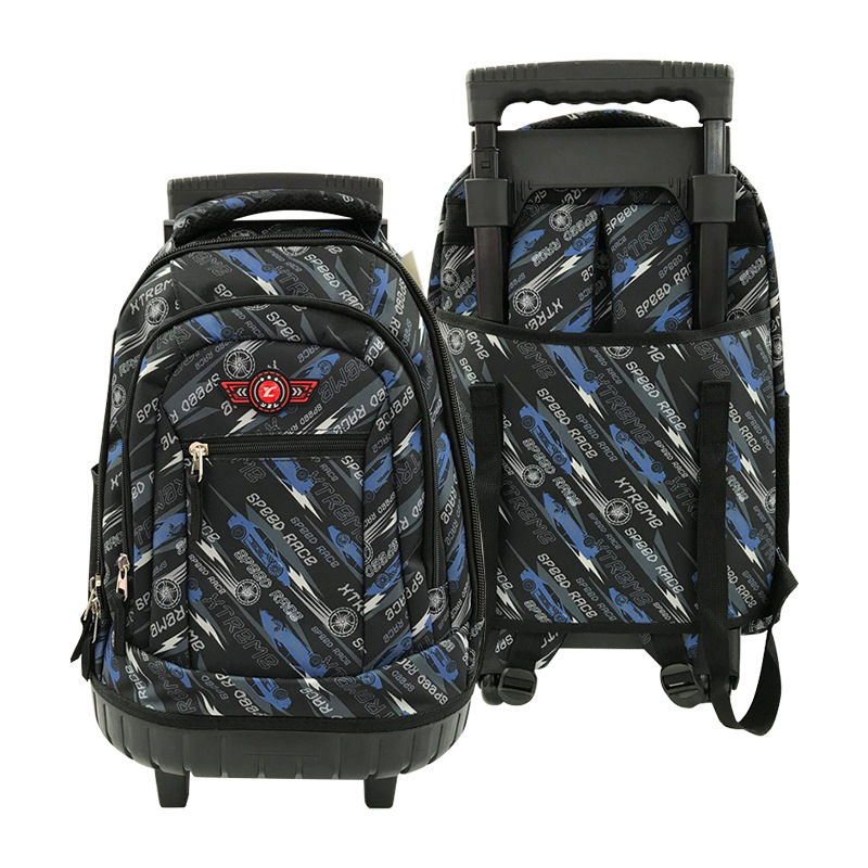 Mochila escolar con barra de tracción para estudiantes de primaria, fábrica de origen de comercio exterior, niños y niñas, reducción de la carga, mochila coreana, mochila impermeable al por mayor