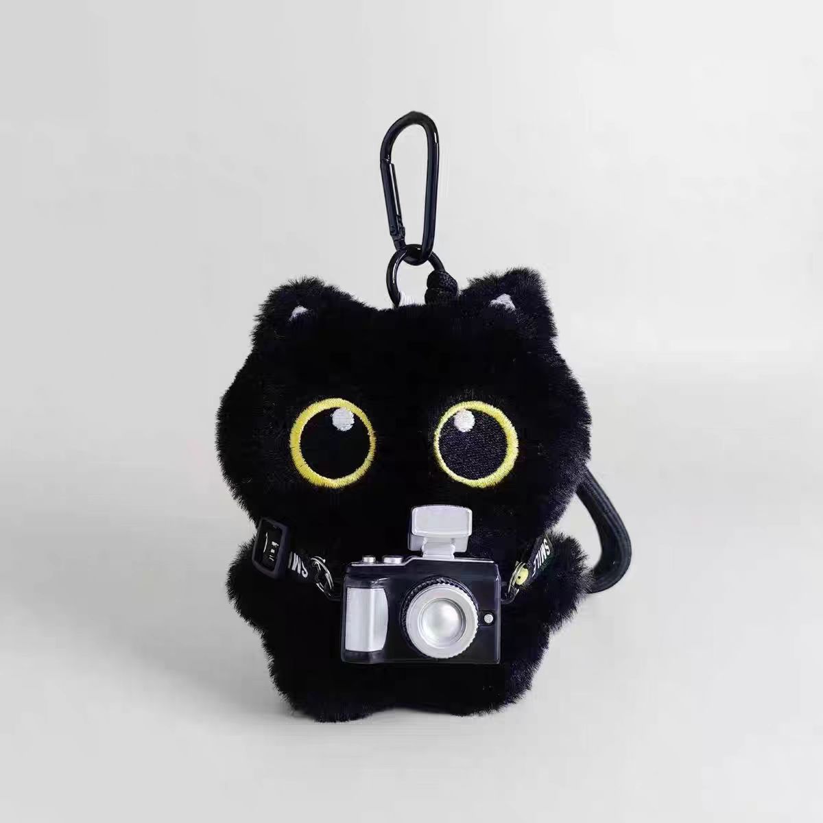 Alas fantasma pequeño gato negro colgante Big Eyes Punk bolsas lindas colgando bolsas escolares colgantes regalo para parejas