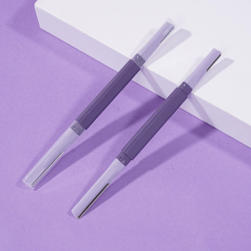 Безопасный двухголовый нож для бровей новый начинающий нож для бровей для начинающих