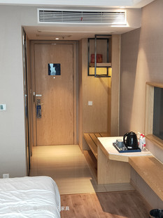 Hotel hotel furniture standard room bed full set of production soft bag bed by rental apartment Business Express hotel furniture