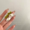 #84 Геометрия с жемчугом, 925 серебряный штифт