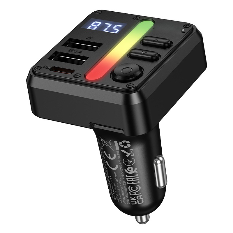 E89 Tuchang 45W (1A1C) Car Bluetooth Fm Transmitter Supports Bluetooth Tf Card/U Disk Playback Output
