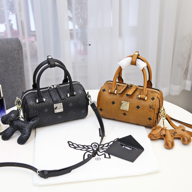 Mc High Quality Boston Pillow Bag Tote Bag Women's Bag Mini Pendant Pillow Bag Bowling Bag Lv Bag