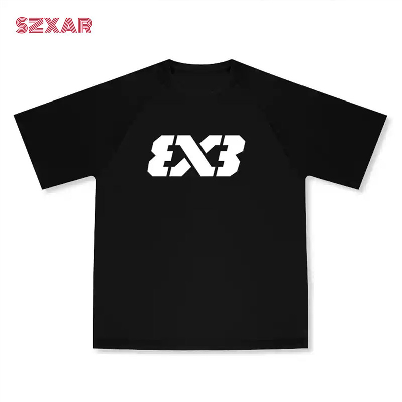 3V3 entrenamiento de baloncesto americano mangas cortas ropa de malla de verano disparador camiseta deportiva camiseta para hombres