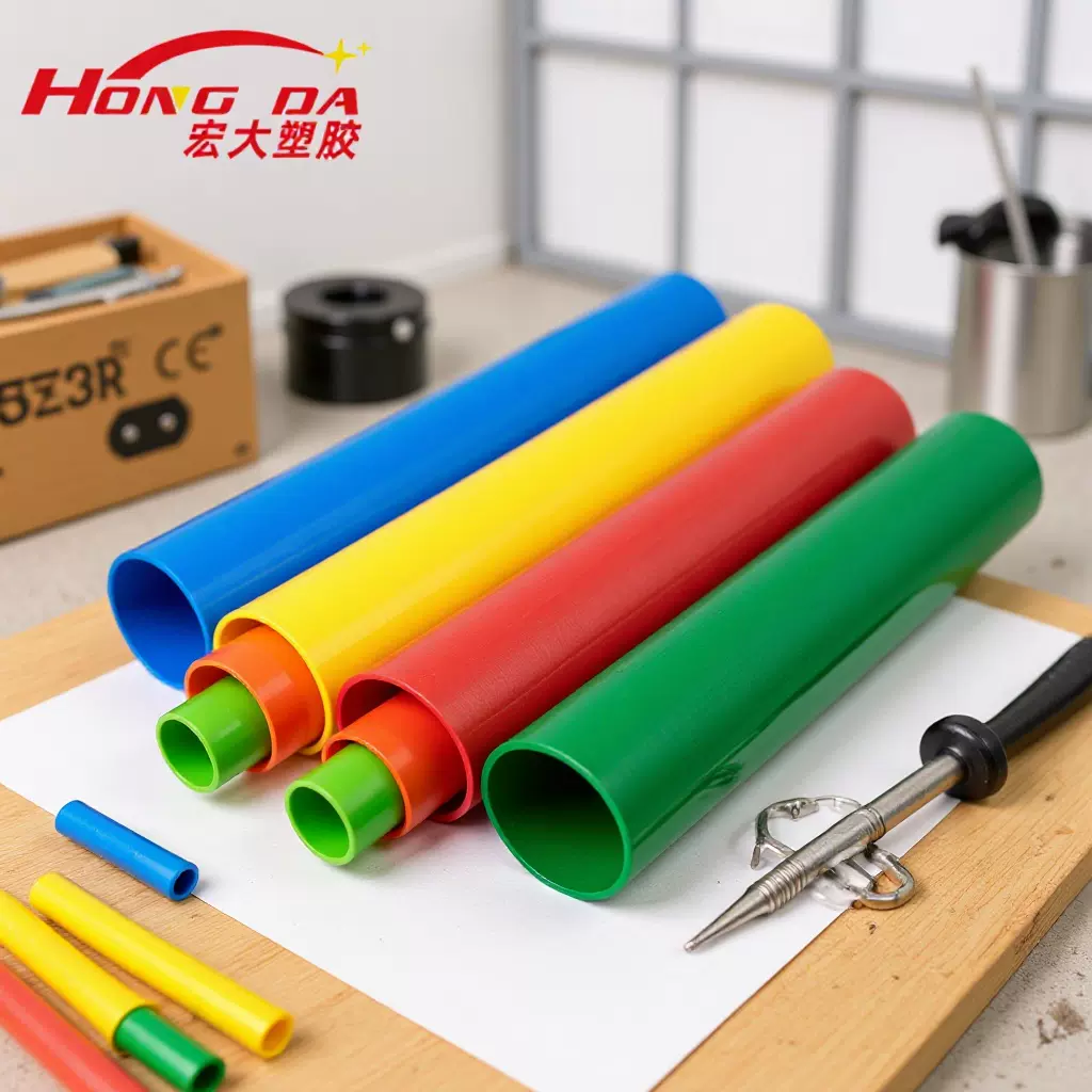 PC+abs硬管彩色玩具支撑支架塑料圆管露营帐篷pvc支撑管