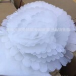 福寿园殡葬用品 花圈材料各种尺寸 纸花头 车头 大白花厂家批发