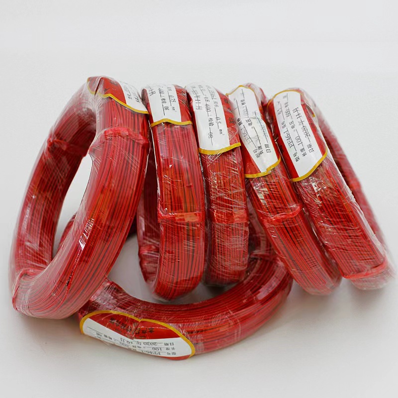 Zhishang Feidi inductance coil red 0.5, 0.75 flat insulated tinned wire vehicle detector 50m good conductivity