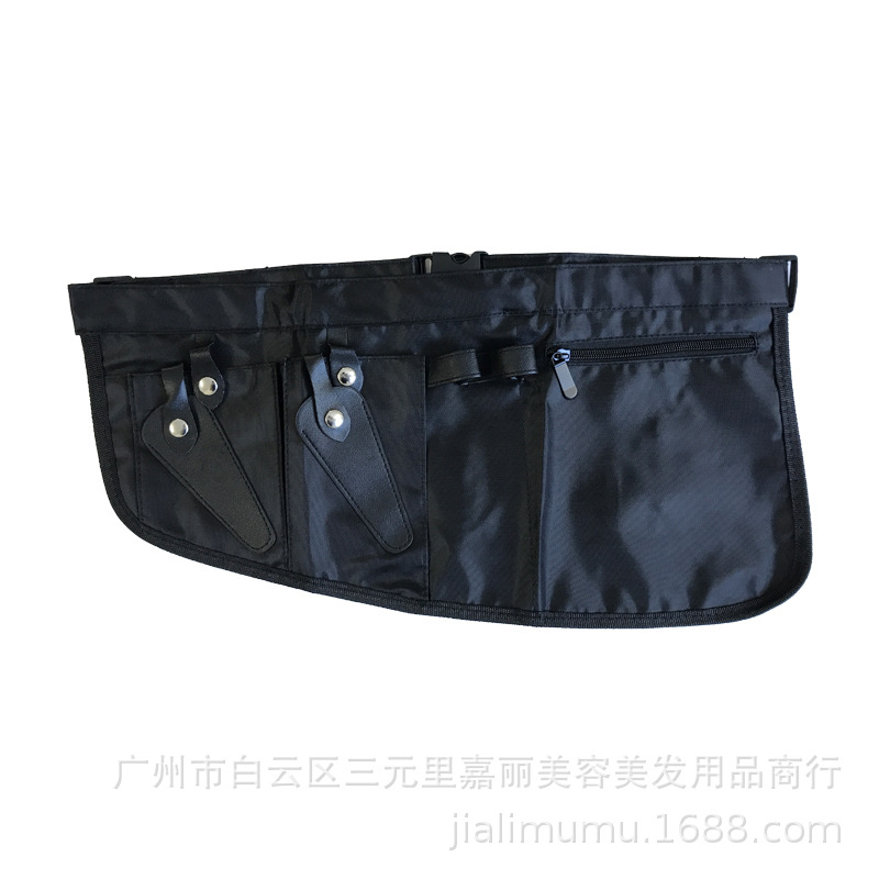 Fábrica al por mayor belleza pelo tijeras cintura bolsa lienzo maquillaje cintura bolsa maquillaje artista peine clip bolsa de almacenamiento