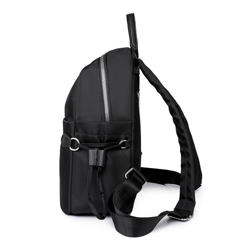 Transfronterizo al por mayor 2024 nueva mochila de nailon para mujer coreana simple y versátil mochila de viaje al aire libre marea