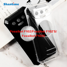 適用Fossibot F102手機殼翻蓋手機皮套TPU布丁套軟殼
