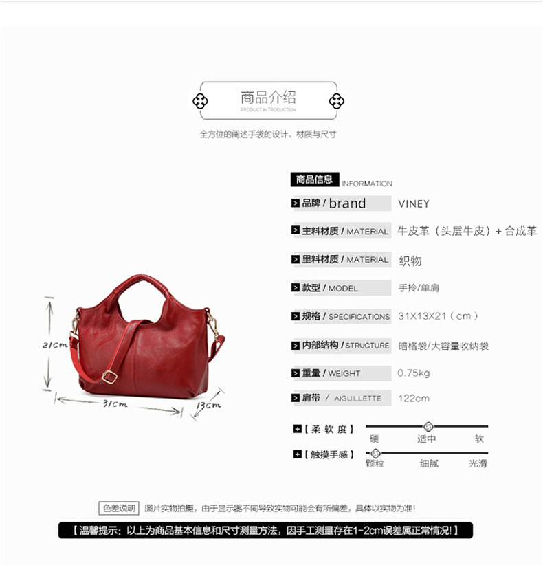 Túi tote nữ cỡ lớn đeo vai cầm tay thời trang — Xám nhạt chi tiết 2