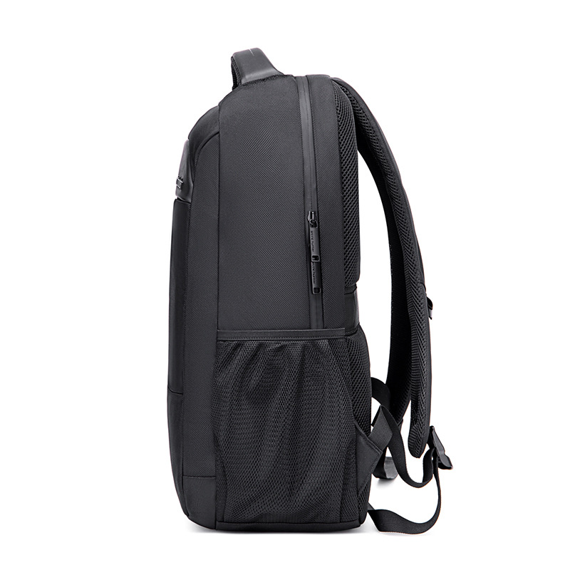 北极猎人2019新款防水涤纶休闲商务男士电脑双肩背包防震电脑隔层