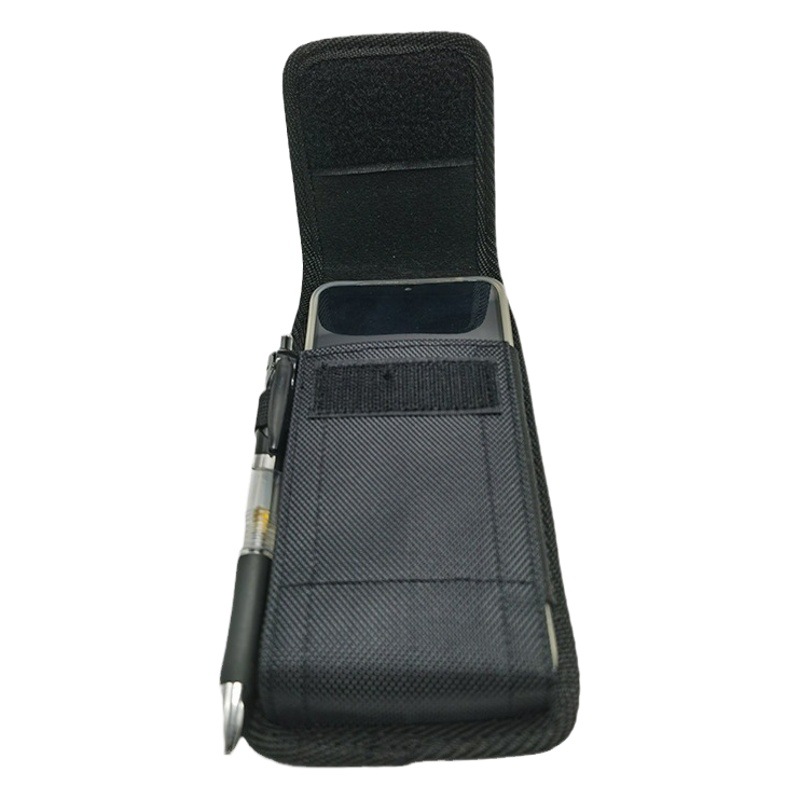 Suitable for Iphone, Apple, Huawei, Vivo Mobile Phones, Vertical Style Waist Bag, Belt-Worn, Oxford Cloth, Trendy Waist Bag