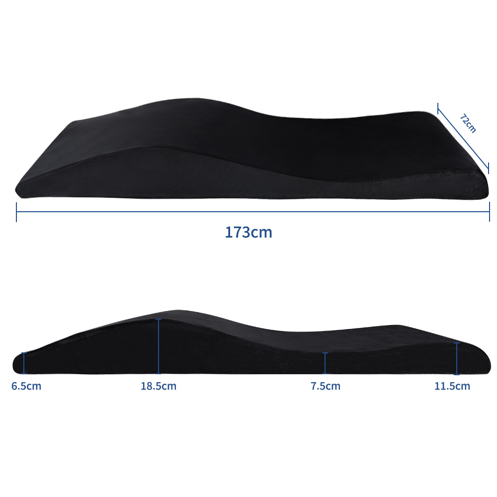 Productos de venta en caliente transfronterizos colchón de pestañas ergonómico curva salón colchón de belleza de espuma de alta calidad