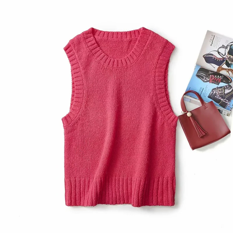 BM & MD & ZA1005244001 Spring New 1005244004 Mauhair Blended Vest 1005244003