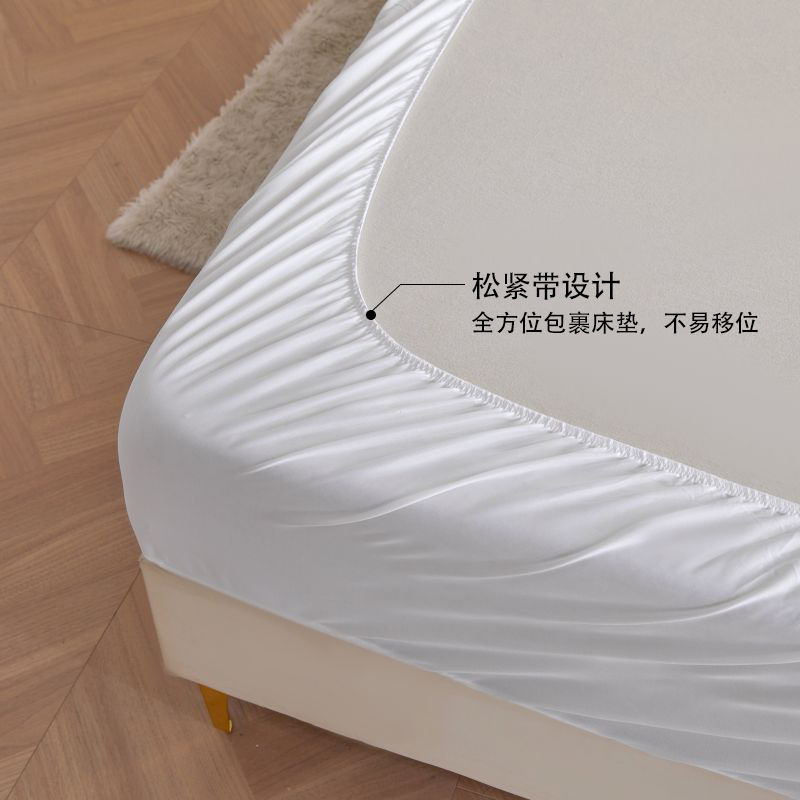 Amazon Comercio exterior Venta caliente fibra de bambú capa de aire jacquard impermeable colcha cubierta bebé colchón cubierta protectora pañal pad