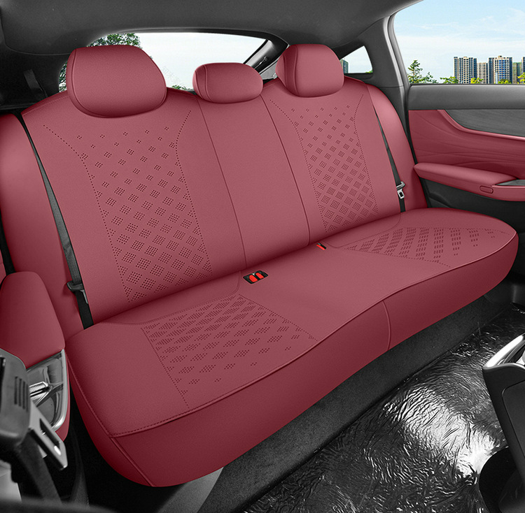 Changan Qiyuan A07 Special Car Seat Cover, Four-Season Universal Seat Cushion, Suede Leather Seat Cushion, Ventilated and Breathable Seat Cover