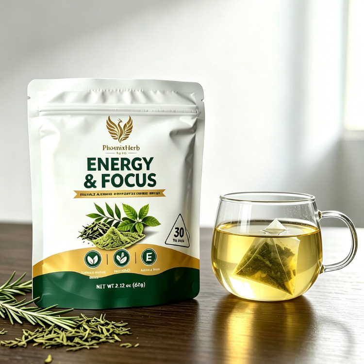 Seaweed Burdock Mineral Herbal Tea 60g Corn Fiber Pyramid Tea Bags Cold Brewed Sugar Free specifications