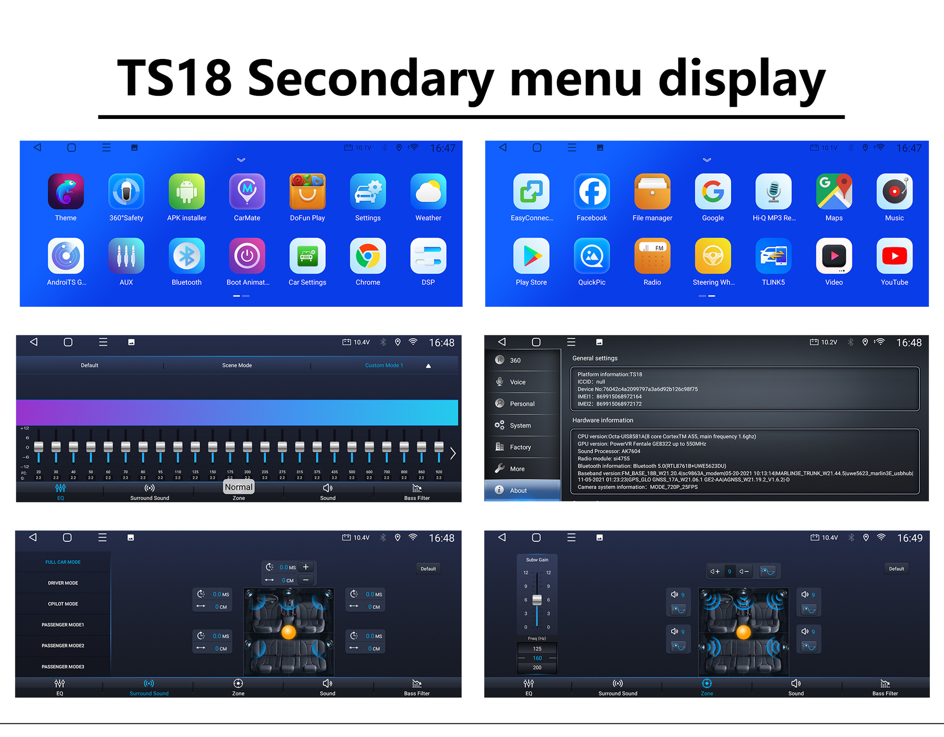 Suitable for 2010-2020 Toyota Prado New and Old Models Modification 12.3inch Android Large Screen Navigator
