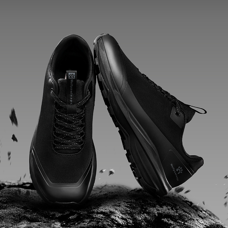 Zapatos de montaña al aire libre de explosión transfronteriza, zapatos de montaña antideslizantes y resistentes al desgaste para hombres, zapatos de montaña de crucero, amortiguación ligera y transpirable