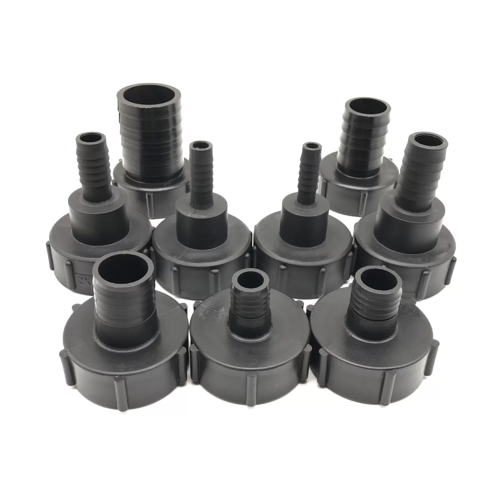 IBC吨桶阀门变径塑料接头 2寸粗牙转成接20 25 32 38 50mm的软管