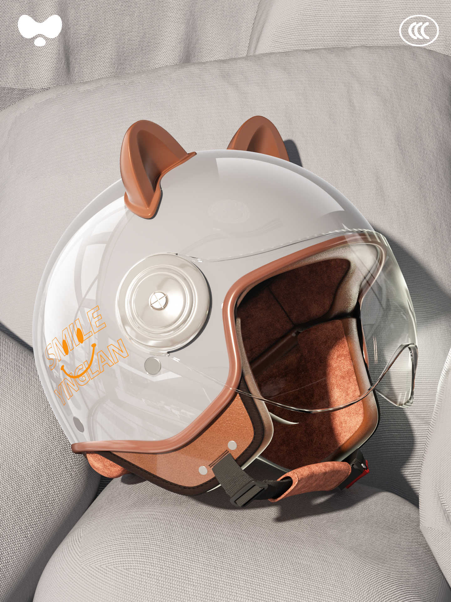 Motuoche – and Girls Electric Motosiklet kaskı (dəbilqə) - class-a-new-3c-adult-yuedong-gray-hd-short-lens-one-size