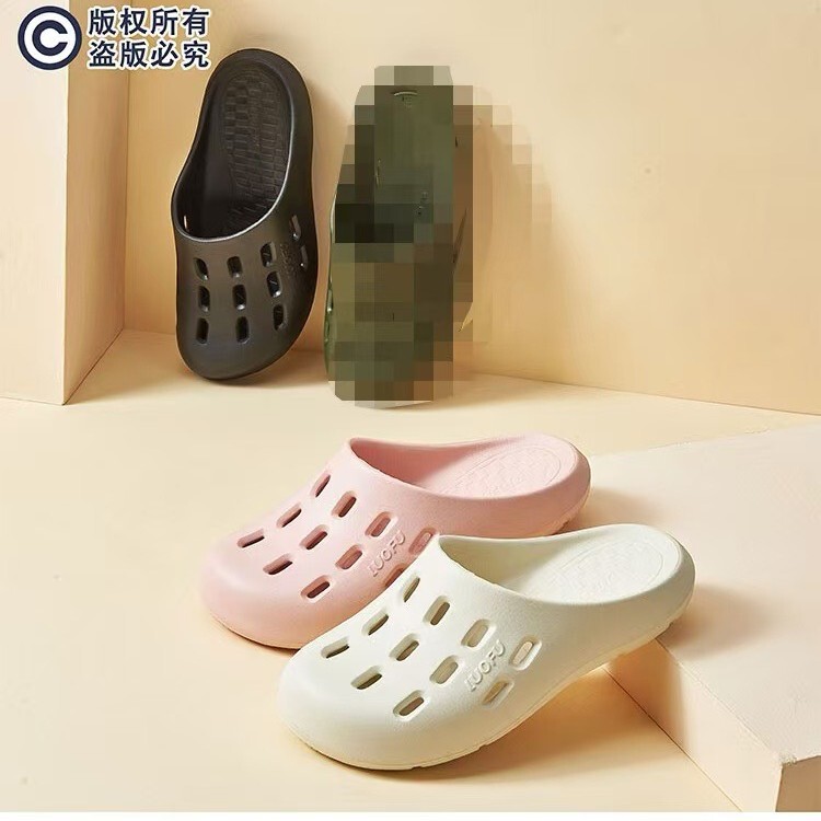 Luofu Croc Shoes Women's Non-Slip Lazy Slip-On Toe-Toe Half Slippers for Outerwear Non-Stinky Feet Nurse Cute Sandals