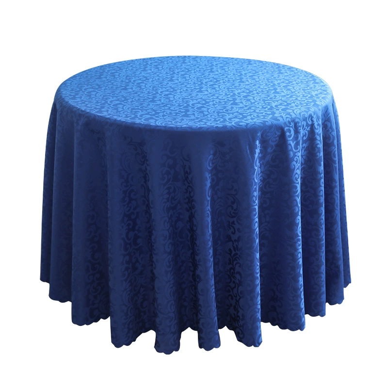 Foreign trade European -style wear -resistant high -temperature table cloth hotel anti -slip wedding banquet house cloth tither round tablecloth