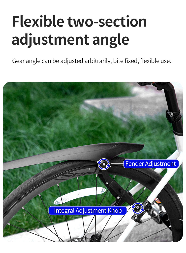 Bicycle Fenders, Mountain Bikes, Road Bikes, Adjustable Rear Wheel Mudguards, Cycling Rain Protection Boards, Exclusively for Cross-Border Sales