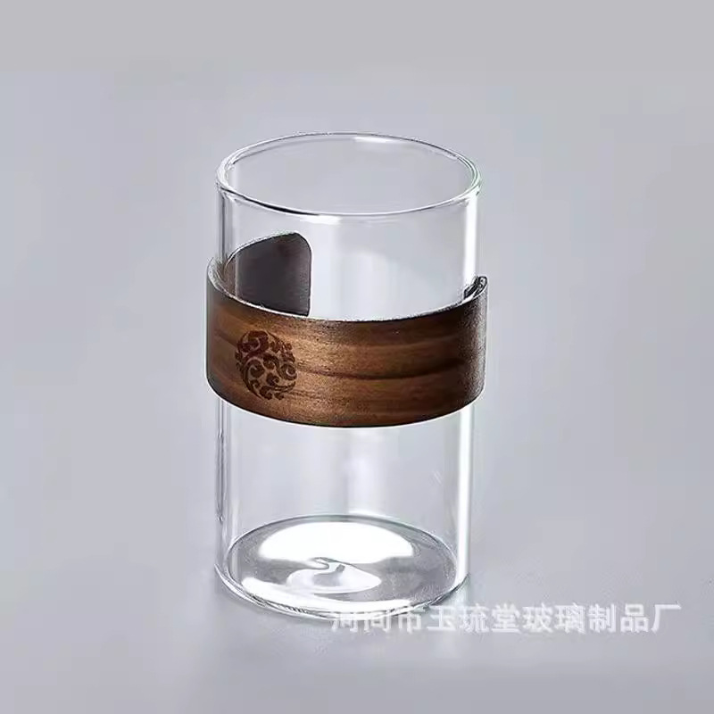 Glass tea cup for home use
