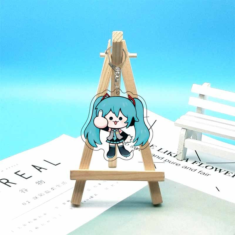 世界计划多彩色舞台ProjectSekai25时白葱朝初音亚克力钥匙扣挂件|undefined