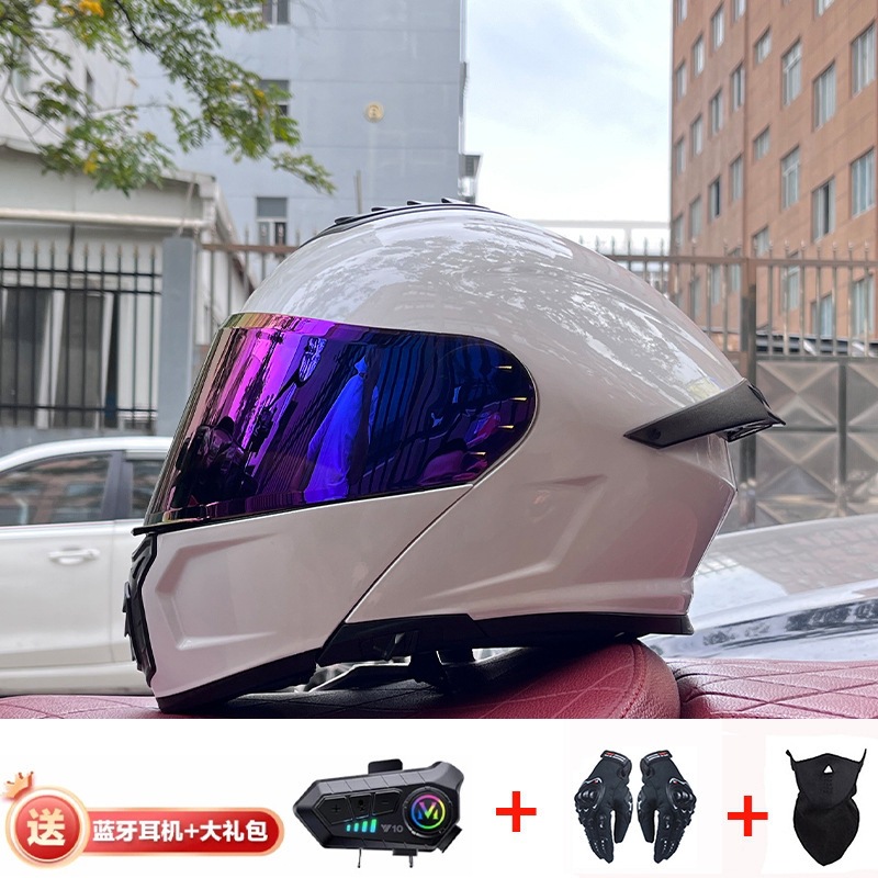 컬러 도금 + Y10 외부 Bluetooth를 갖춘 펄 화이트