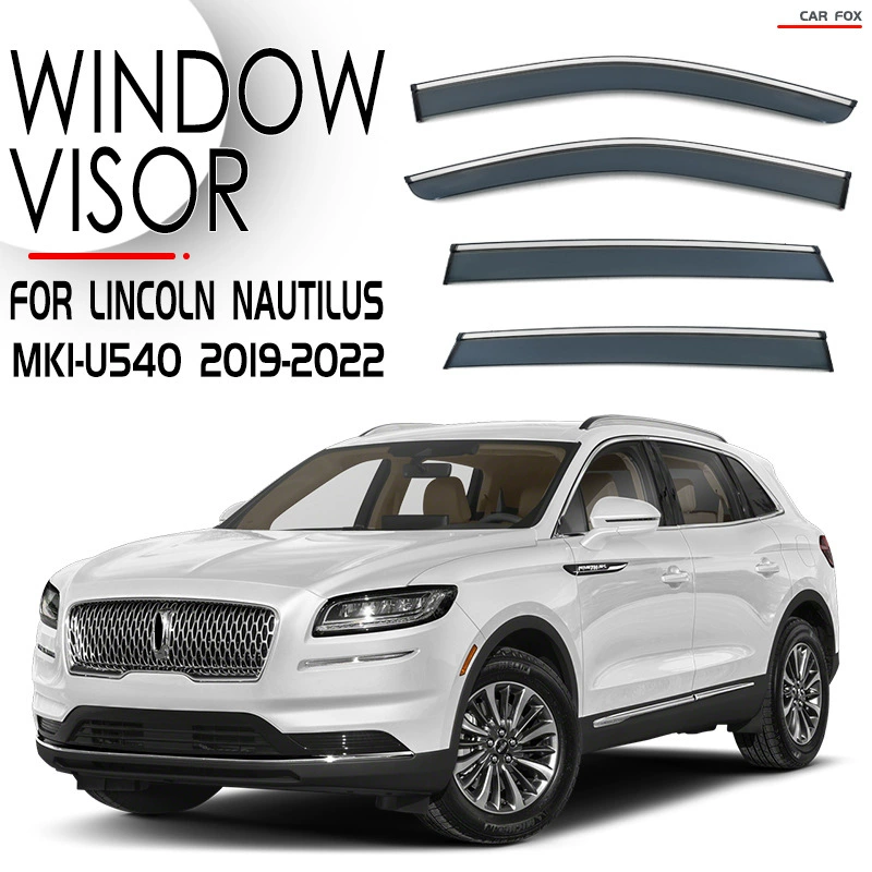 Suitable for Lincoln MKX navigation home windows, sunny rain shields MKX Nautilus Window Visor