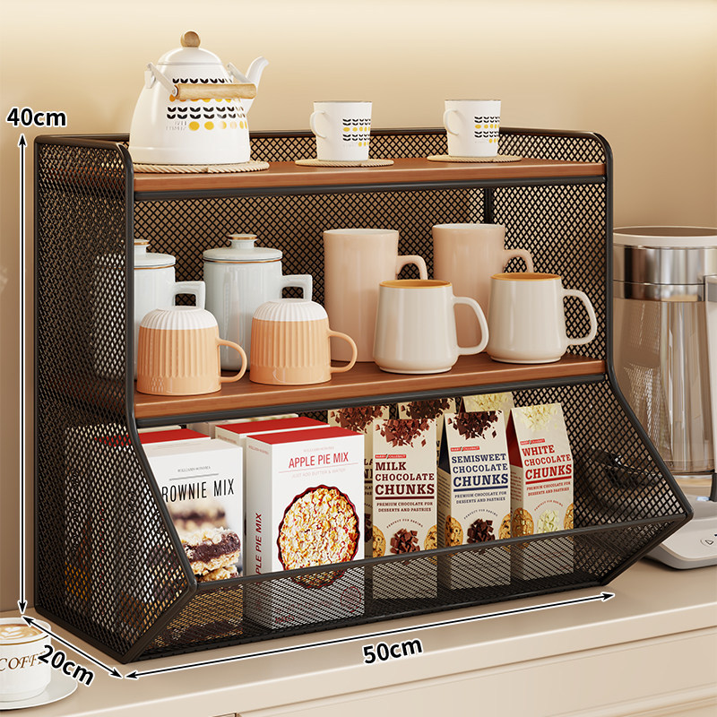 Estante Multicapa Organizador de Tazas de Escritorio