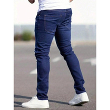 X 298 跨境Men's Ripped Skinny Jeans Casual Comfy Regular