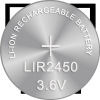 Button battery LIR2450 LIR2477 3.6V can charging lithium battery lithium ion buckle electronics