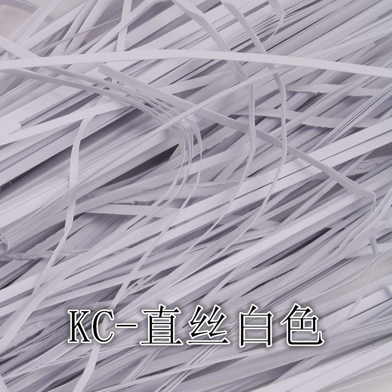 스트레이트 실크 화이트