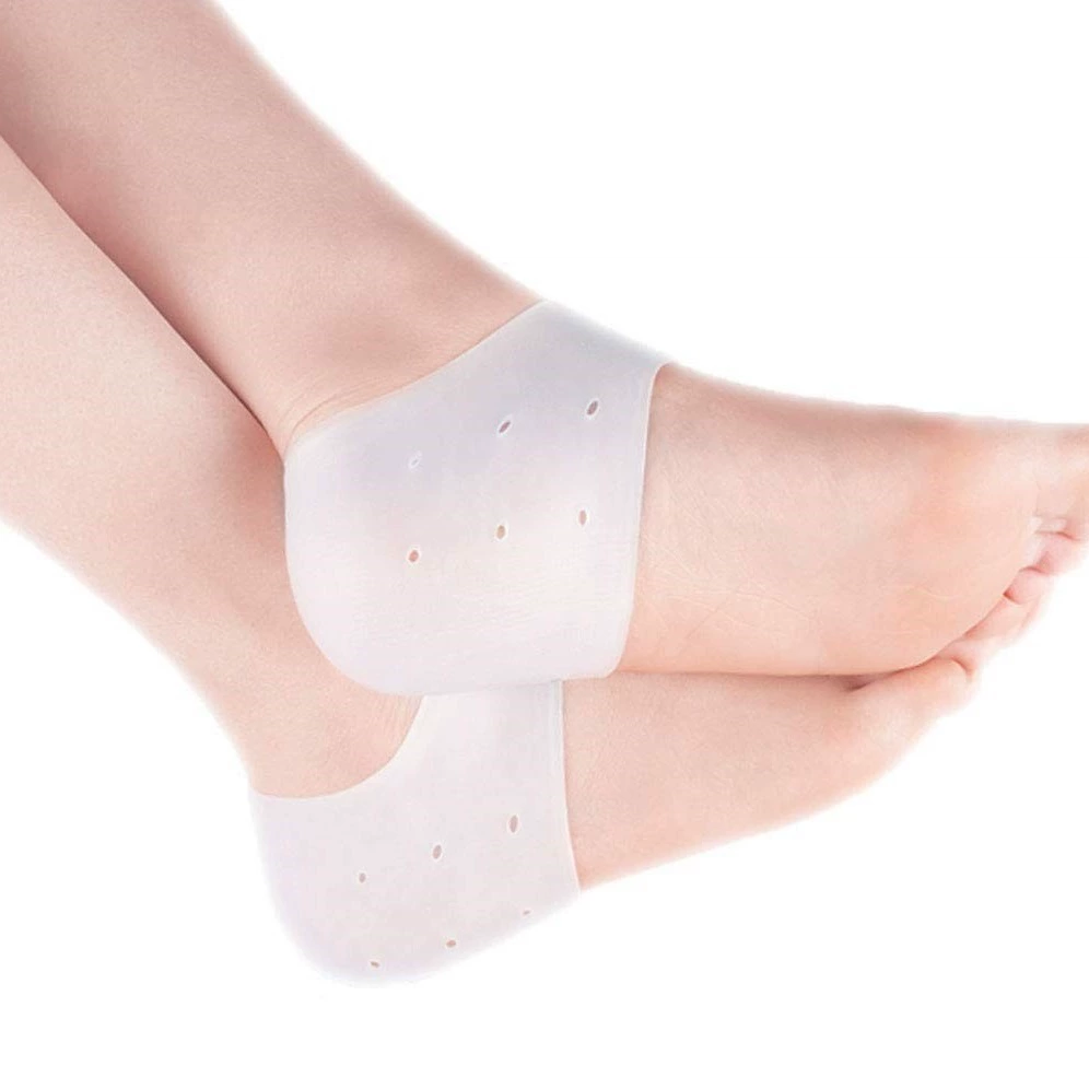 Защитный чехол для каблука силиконовый антифрекинг носки для мужчин и женщин нежные белые носки