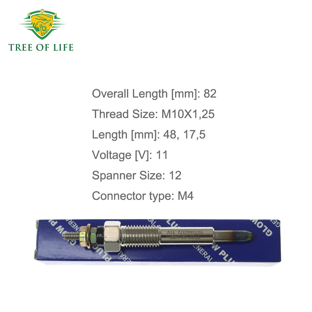 8970440372,1214042,1214085,1214310 is suitable for Isuzu Opel preheating plugs