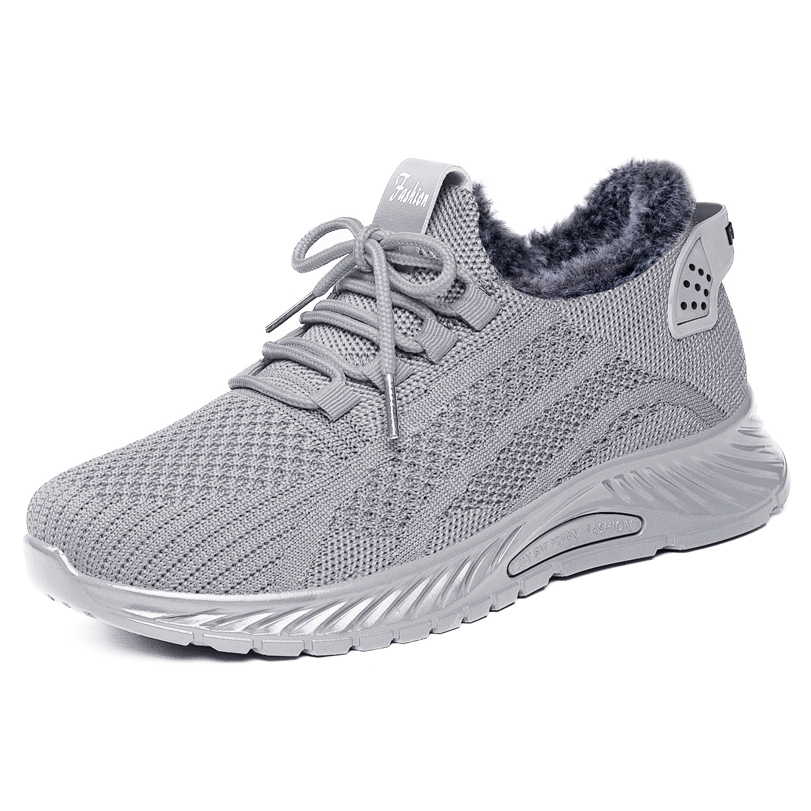 Zapatos de algodón de mujer transfronterizos TEMU más terciopelo grueso calzado de mujer calentamiento ligero y cómodo zapatos casuales al aire libre zapatos de caminar