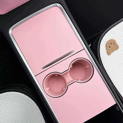 Model 3/Y pink interior Sürətlər qutusu və əl tormozu başlıqları