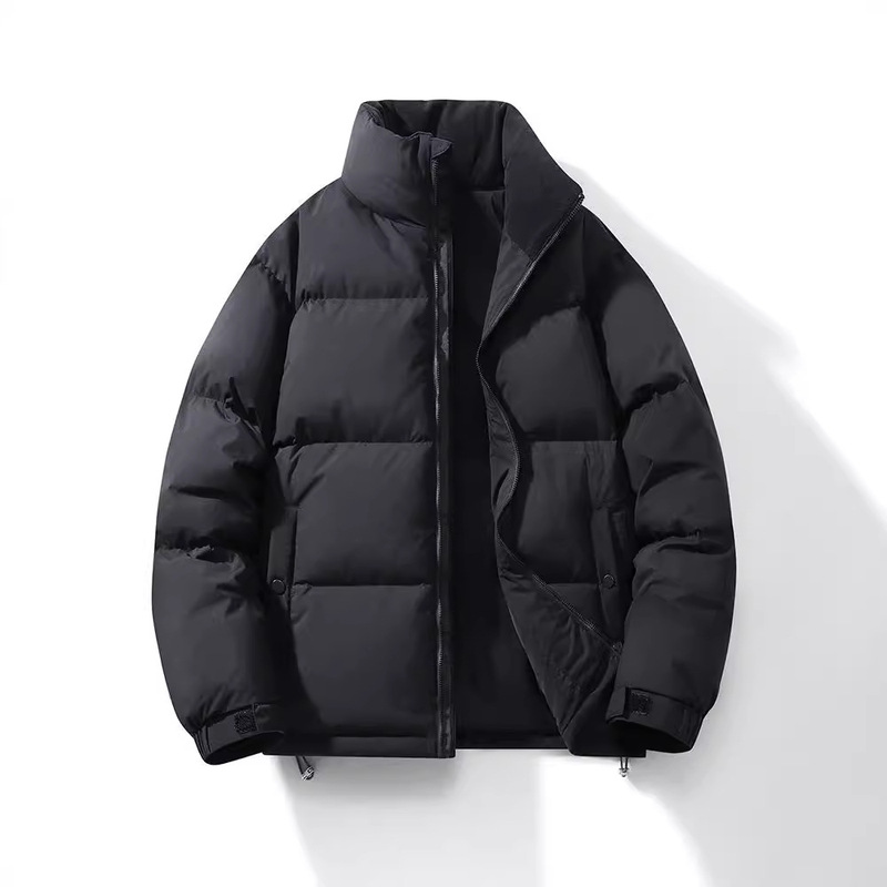 Quality Inspection 90 White Duck Down Jacket Men's Winter New Multi-color Loose Set Collar Jacket Couple's Simple All-match Top