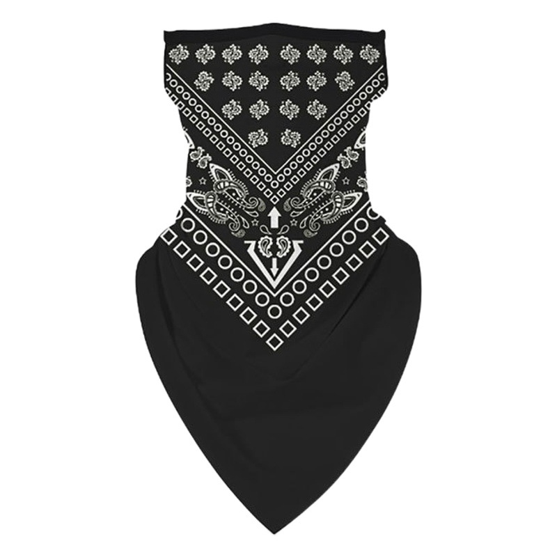 Ethnic Style Adult Ear-Hanging Versatile Headscarf, Sun Protection and Anti-Shedding, Casual Sports Accessories, Cross-Border Amazon
