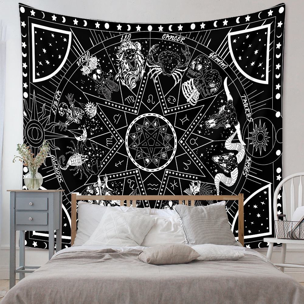 Home Cross-border Bohemian Tapisserie Raumdekoration Wandtuch Mandala Dekoration Tuch Tapisserie display picture 151