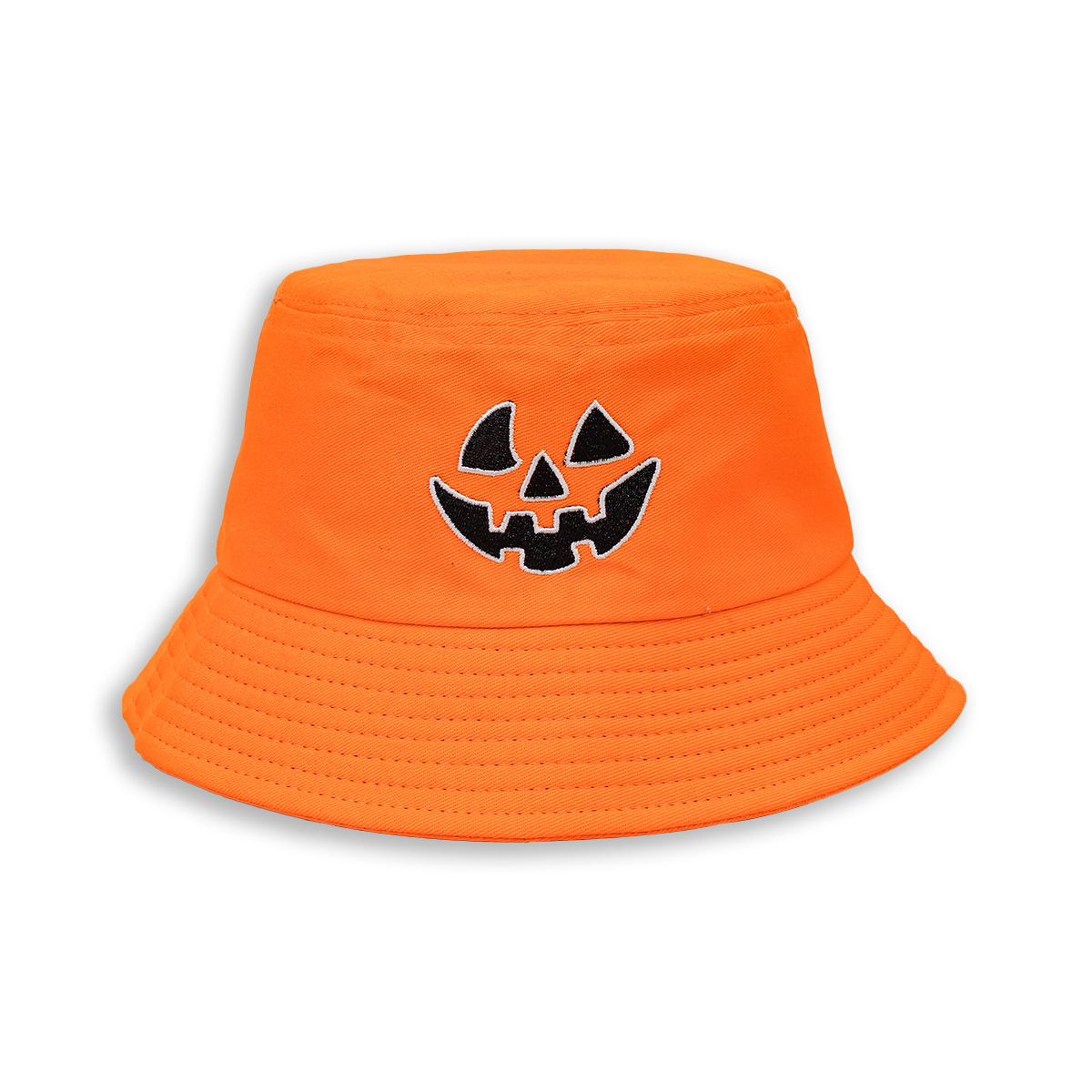 Nuevo sombrero de los hombres de la personalidad de moda bordado de calabaza pescador sombrero de ala ancha a prueba de Sol de Halloween sombrero de Cuenca del todo fósforo sombrero de las mujeres