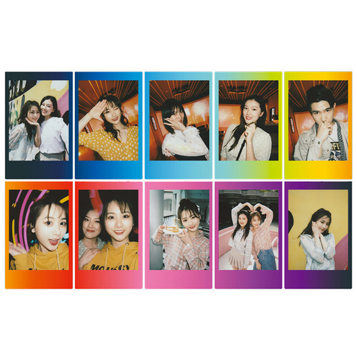 Fujifilm instant lace white border mini12/11/9/7s/25/70/90 instant imaging photo paper