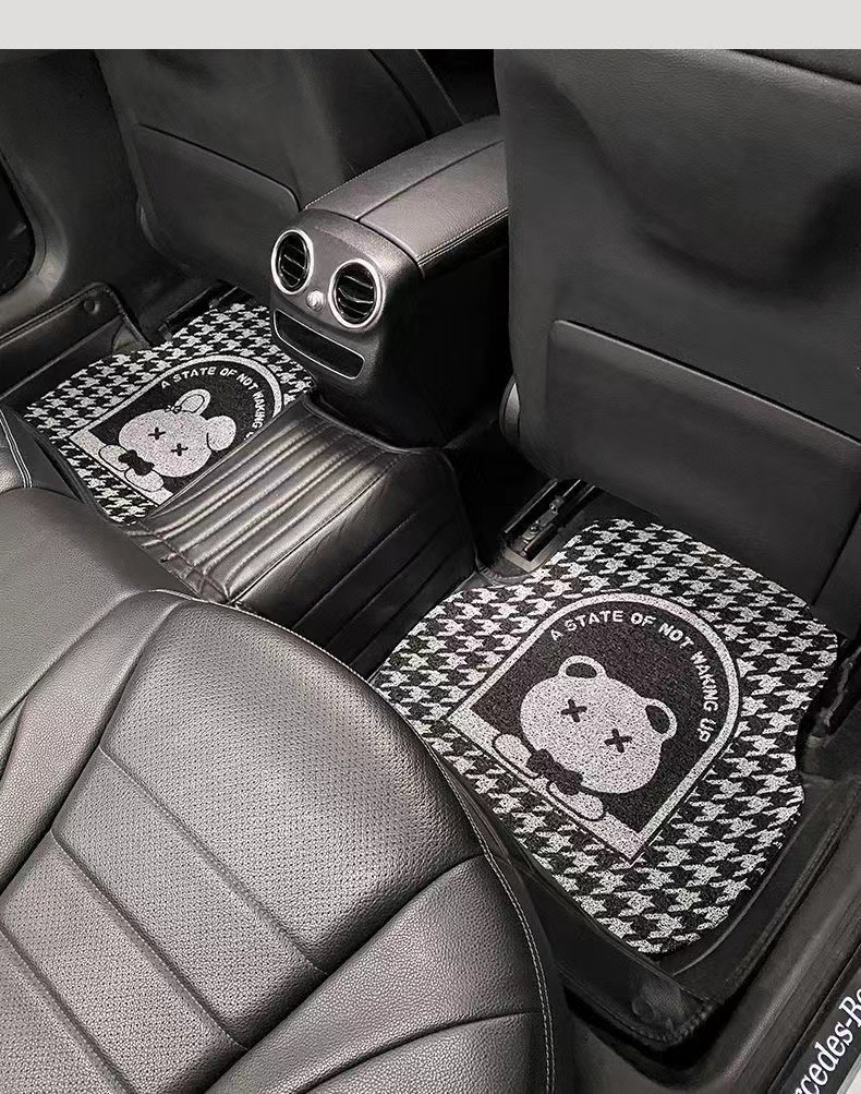 Universal Car Floor Mat Driver Side Silk Ring Wear-Resistant Mat
