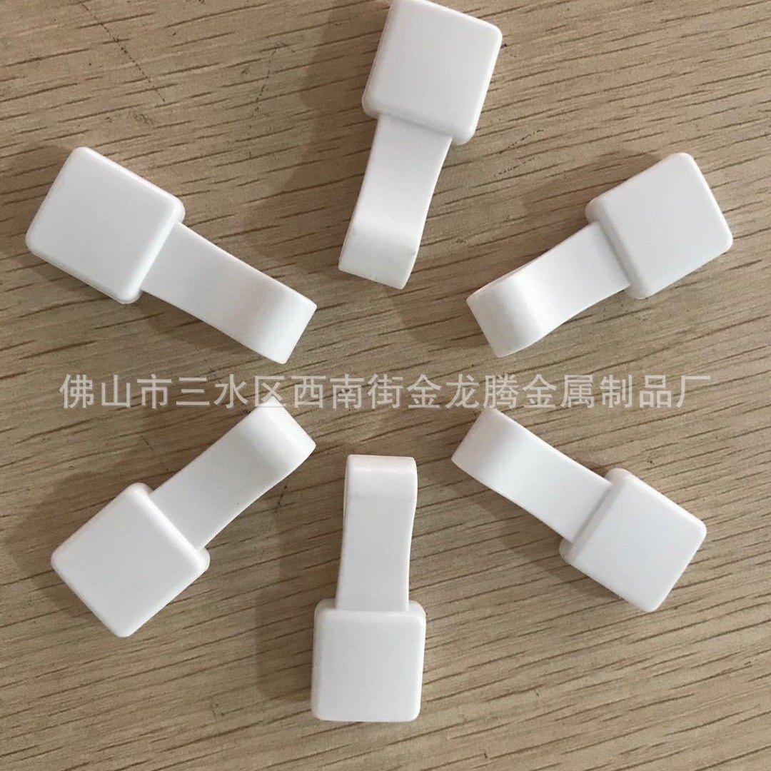 优和扣白色10MM一体扣胸卡挂绳织带一体扣 款式规格多样狗扣